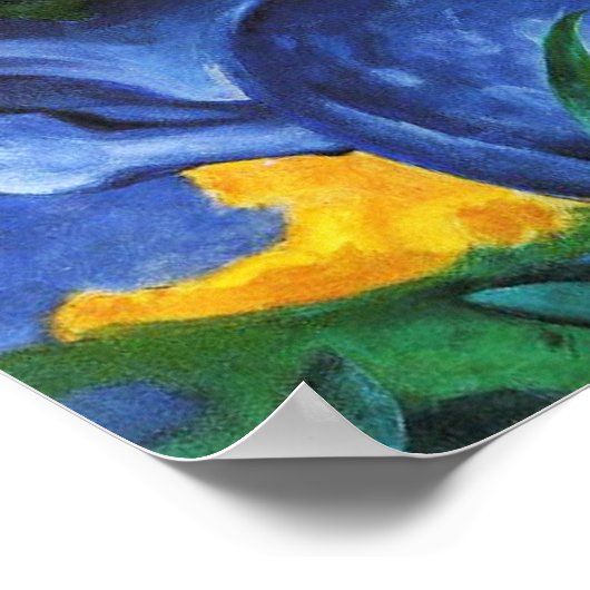 Franz Marc Blue Horses Poster (Hoek)