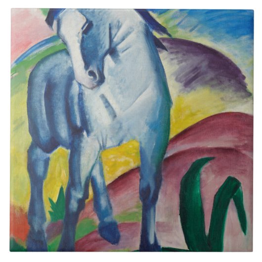  Franz Marc Blue Horses Tegeltje (Voorkant)