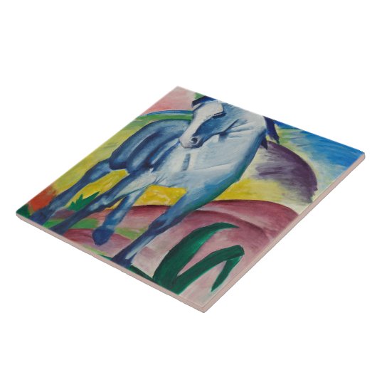  Franz Marc Blue Horses Tegeltje (Zijkant)