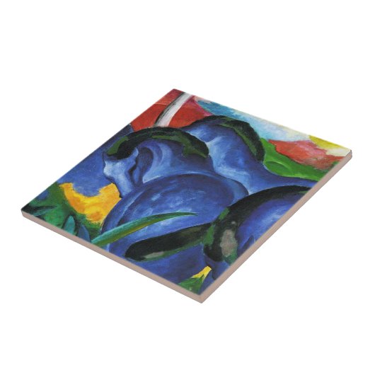 Franz Marc Blue Horses Tile Tegeltje (Zijkant)