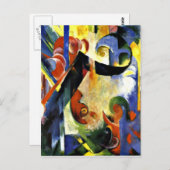Franz Marc - Broken Forms Briefkaart (Voorkant / Achterkant)