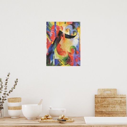 Franz Marc - Broken Forms Poster (Keuken)
