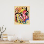 Franz Marc, Colorful Flowers, Poster (Keuken)