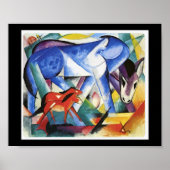 Franz Marc, de eerste dieren, Poster (Voorkant)