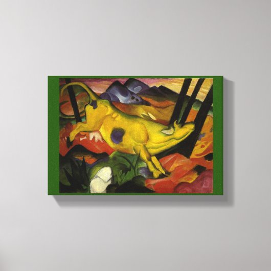  franz Marc De Gele Koe Canvas Afdruk (Voorkant)