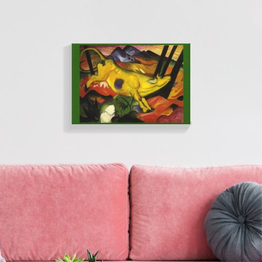 franz Marc De Gele Koe Canvas Afdruk (Insitu (Woonkamer))