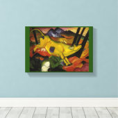  franz Marc De Gele Koe Canvas Afdruk (Insitu (Houten vloer))