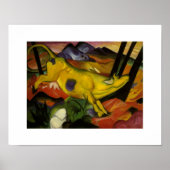  franz Marc De Gele Koe Poster (Voorkant)
