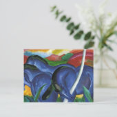 Franz Marc - De grote blauwe paarden Briefkaart (Staand voorkant)