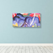 franz marc de grote blauwe paarden canvas afdruk (Insitu (Houten vloer))