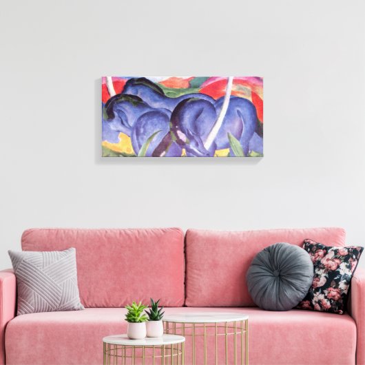 franz marc de grote blauwe paarden canvas afdruk (Insitu (Woonkamer))