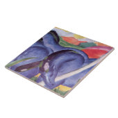  franz marc de grote blauwe paarden tegeltje (Zijkant)