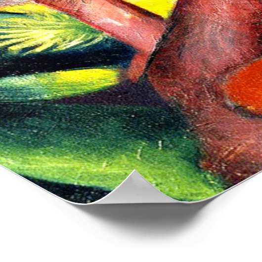 Franz Marc - De kleine aap Poster (Hoek)