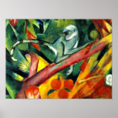 Franz Marc - De kleine aap Poster (Voorkant)