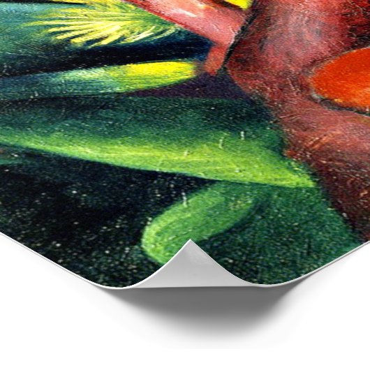 Franz Marc - De kleine aap Poster (Hoek)