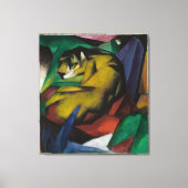  franz Marc de tijger Canvas Afdruk (Voorkant)