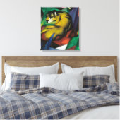Franz Marc De tijger Canvas Afdruk (Insitu (Slaapkamer))