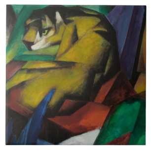 franz Marc de tijger Tegeltje