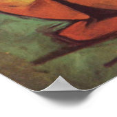 Franz Marc - Deer in Bos II 1913-14 Moon Fawn Poster (Hoek)