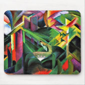 Franz Marc - Deer in een kloostertuin Muismat (Voorkant)