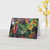 Franz Marc- Deer in een Tuin van het Klooster Kaart (Gele Bloem)