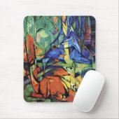 Franz Marc - Deer in het bos (II) Muismat (Met muis)