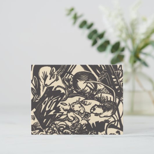 Franz Marc | Dierlijke Legende Tierlegende Briefkaart (Staand voorkant)