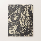 Franz Marc | Dierlijke Legende Tierlegende Legpuzzel (Verticaal)