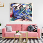 Franz Marc Dreaming Horse Canvas Afdruk (Insitu (Woonkamer))
