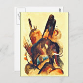 Franz Marc - Elephant Briefkaart (Voorkant / Achterkant)