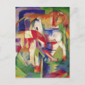 Franz Marc - Elephant, Horse, Cattle, Winter Briefkaart (Voorkant)