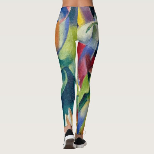 Franz Marc Famous Painting Little Mountain Goats Leggings (Achterkant)