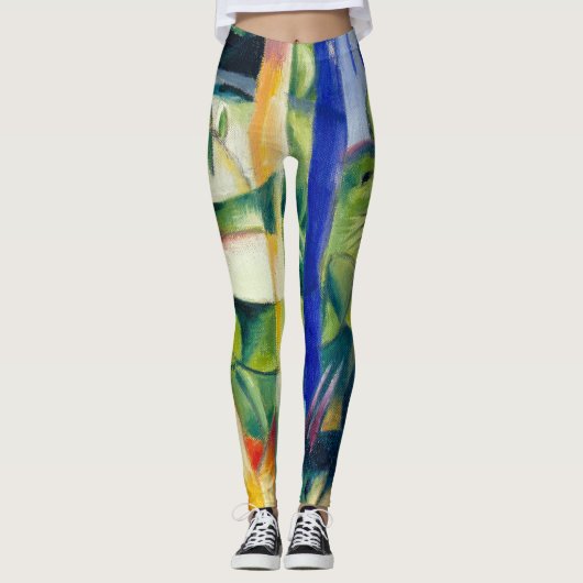 Franz Marc Famous Painting Little Mountain Goats Leggings (Voorkant)