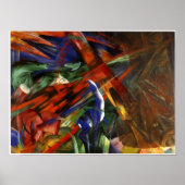 Franz Marc - Fate of the Animals, 1913 Poster (Voorkant)