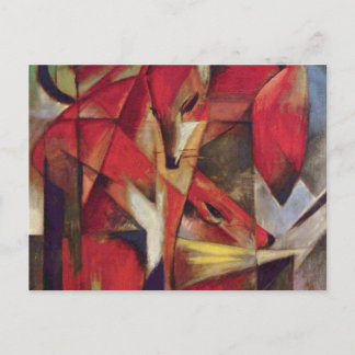 Franz Marc - Foxes Briefkaart