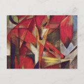 Franz Marc - Foxes Briefkaart (Voorkant)