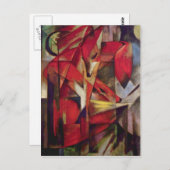 Franz Marc - Foxes Briefkaart (Voorkant / Achterkant)