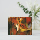 Franz Marc - Foxes Briefkaart (Staand voorkant)