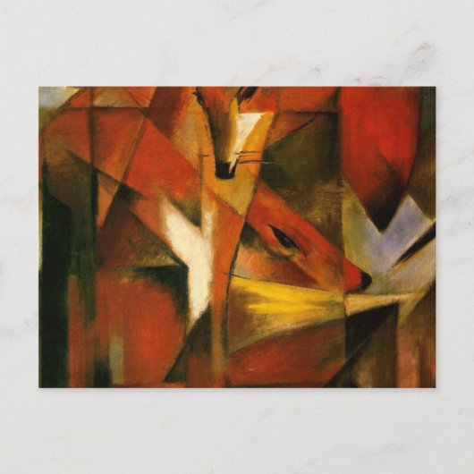Franz Marc - Foxes Briefkaart (Voorkant)