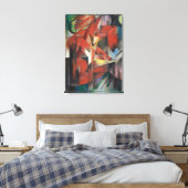Franz Marc Foxes Canvas Afdruk (Insitu (Slaapkamer))