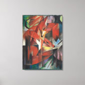 Franz Marc Foxes Canvas Afdruk (Voorkant)