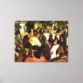 Franz Marc - Garden Restaurant Canvas Afdruk (Voorkant)