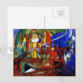 Franz Marc - Gazelles Briefkaart (Voorkant / Achterkant)