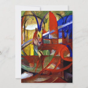 Franz Marc - Gazelles Kaart