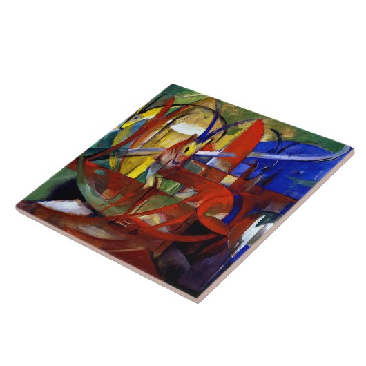 Franz Marc - Gazelles Tegeltje (Zijkant)