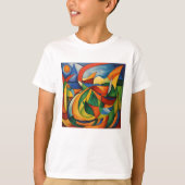 "Franz Marc geïnspireerd Abstract T-shirt" T-shirt (Voorkant)
