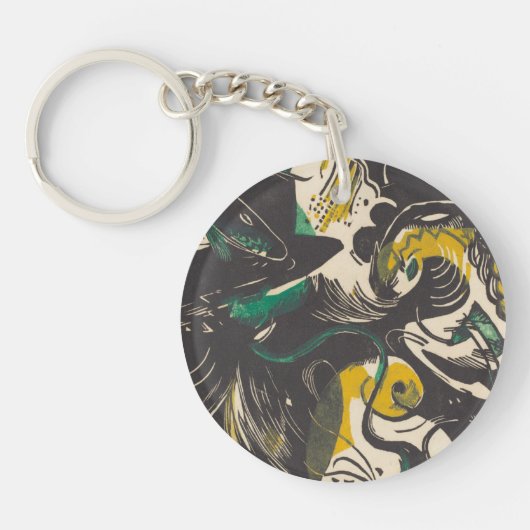 Franz Marc | Genesis II Schopfungsstraat Sleutelhanger (Voorkant)