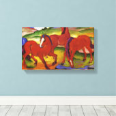 Franz Marc Grazing Horses Canvas Afdruk (Insitu (Houten vloer))