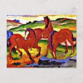 Franz Marc - Grazing Horses IV. 1911 Briefkaart (Voorkant)