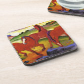 Franz Marc Grazing Horses Onderzetter (Linkerzijde)
